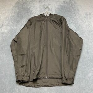Cold Storage Foul Weather Gear Rain Jacket Mens M Black Mesh Lined Windbreaker